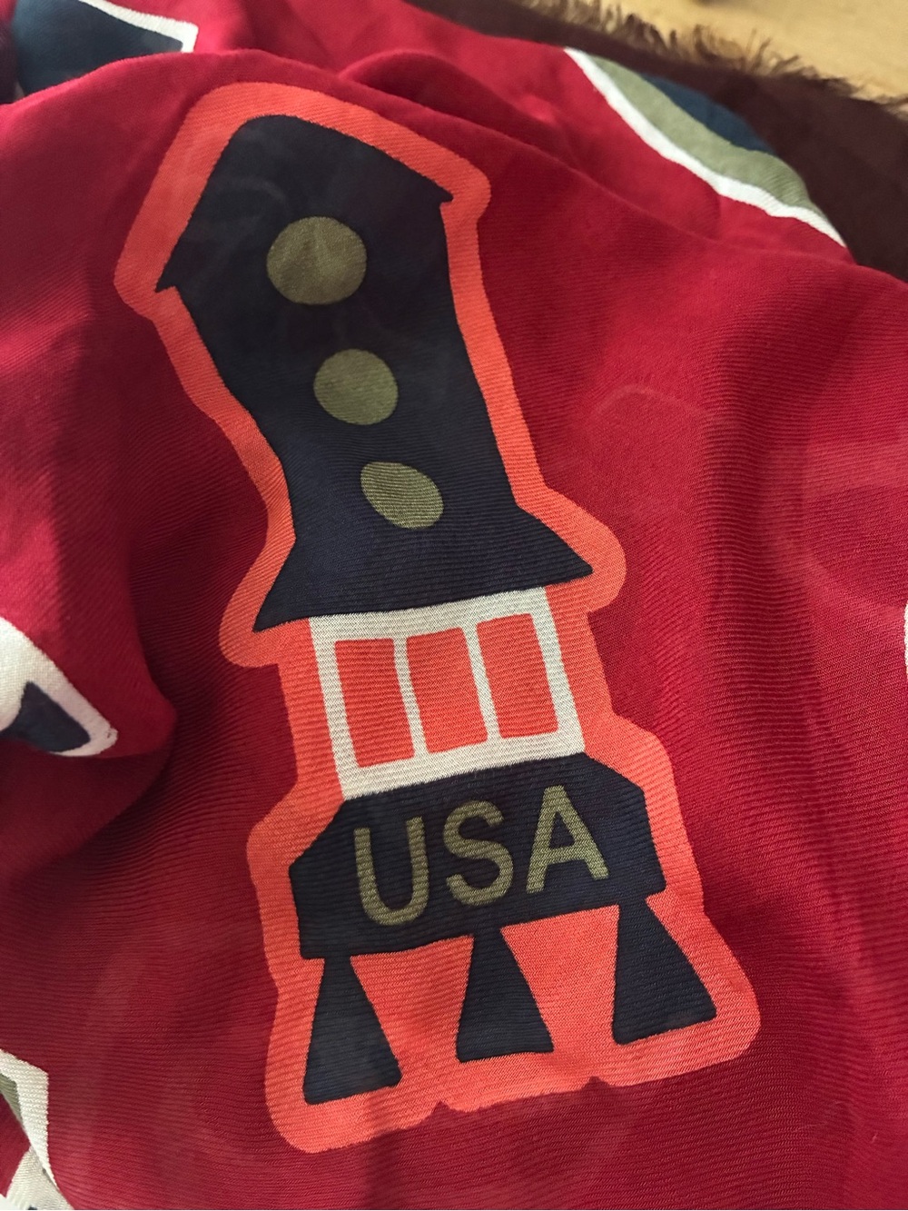 Coach Varsity Patch Scarf Wrap Shawl! - Picture 3 of 3